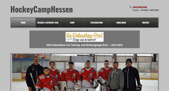 Desktop Screenshot of hockeycamphessen.de